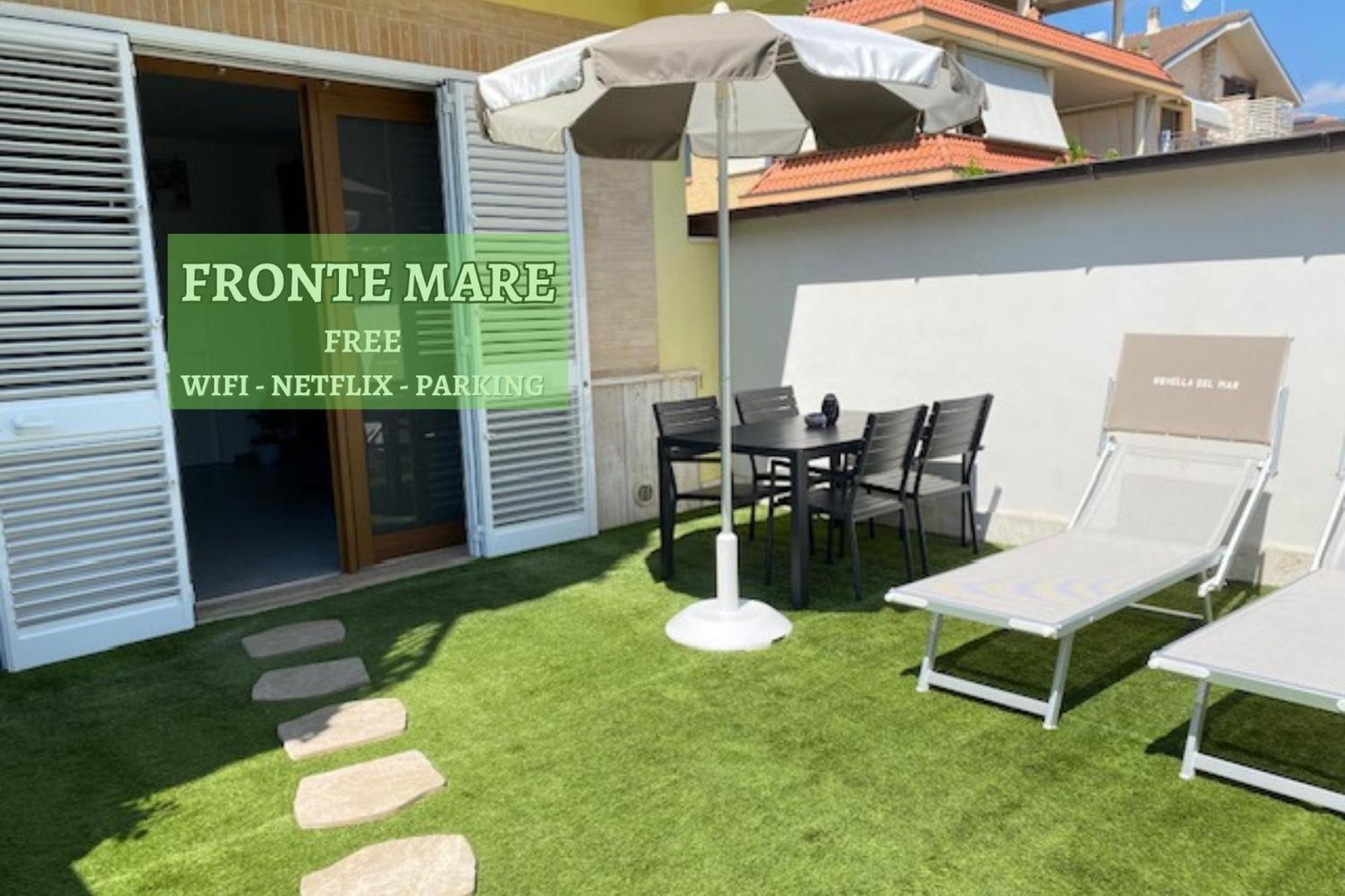Novella Del Mar Prima Fila Dal Mare Villa Grottammare Kültér fotó